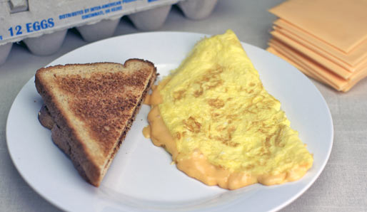 American Cheese Omelette