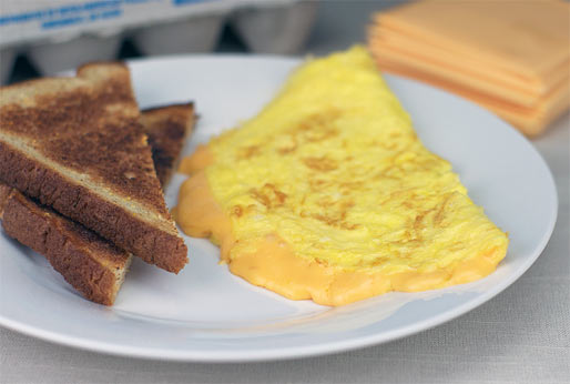 Easy Kraft Singles Omelette