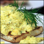 Dill & Cheddar Scrambled Eggs