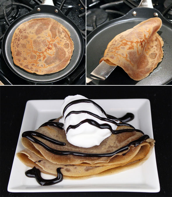 Chocolate Breakfast Crepes