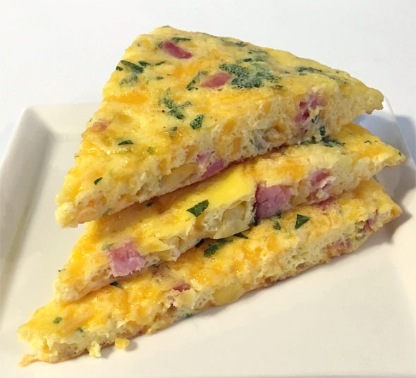 Ham And Corn Frittata