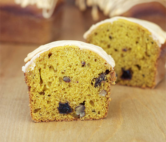 Interior of Holiday Pumpkin Bread