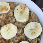 Banana Wheat Germ Oatmeal