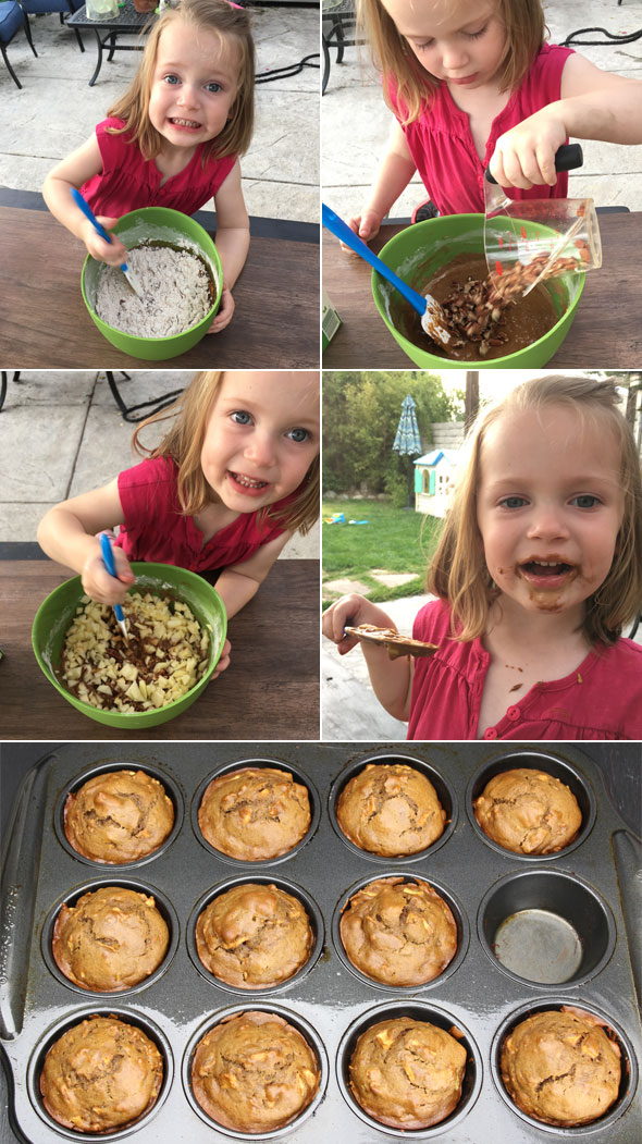 Apple Date Muffins