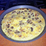 Mushroom Cheese Frittata