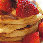 Vegan Strawberry Pancakes