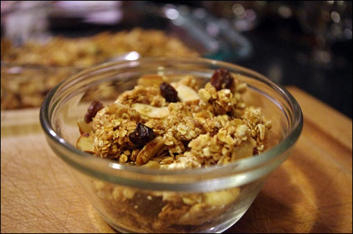 Microwave Granola