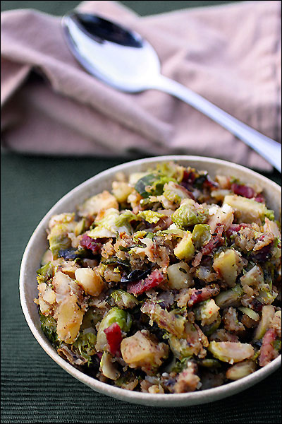 Brussels Sprout Bacon Potato Hash