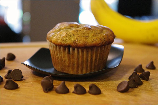 Banana Chocolate Chip Muffins