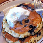 Whole Grain Blueberry Orange Pancakes