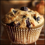 Healthy Blueberry Bran Muffins