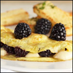 Blackberry Brie Omelet