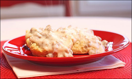 Buttermilk Biscuits & Sausage Gravy