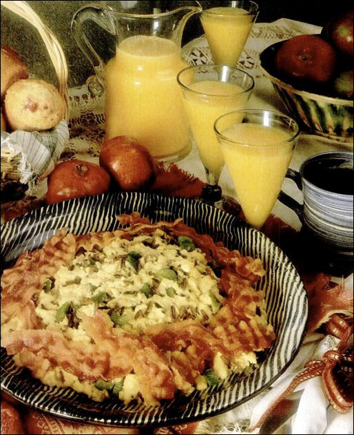 Scrambled Eggs With Wild Rice