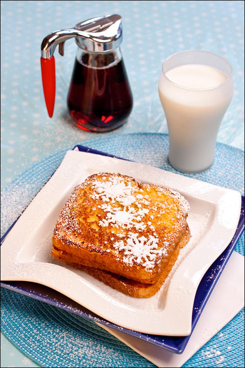 Pumpkin Spice Eggnog French Toast