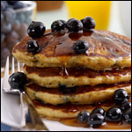 Blueberry Whole Wheat Pancakes