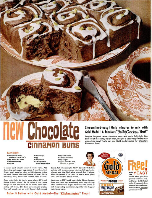 Vintage Recipe: Chocolate Cinnamon Sticky Buns