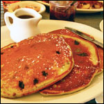 Blueberry Cornmeal Pancakes