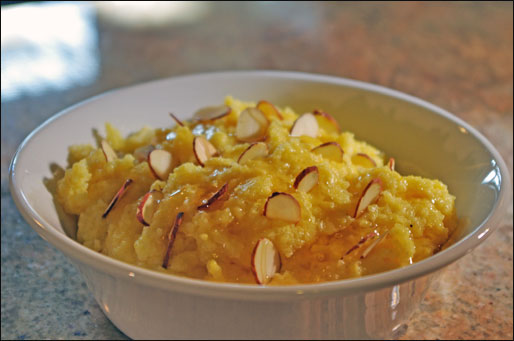 Honey Almond Polenta (Hot Cereal)