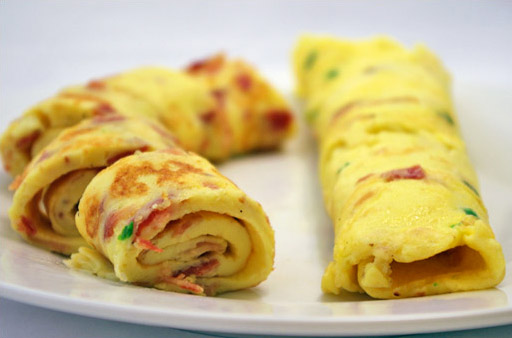 German Omelette With Bacon