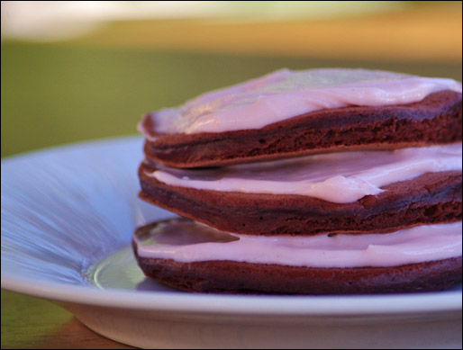 Red Velvet Buttermilk Pancakes