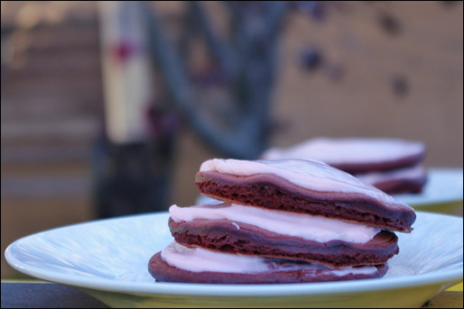 Red Velvet Buttermilk Pancakes