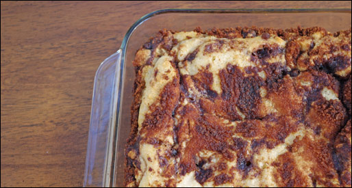 Cinnamon Flop In The Baking Dish