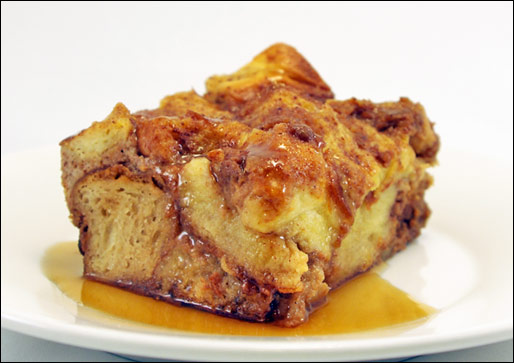 A Piece of Brown Sugar & Walnut Baked French Toast