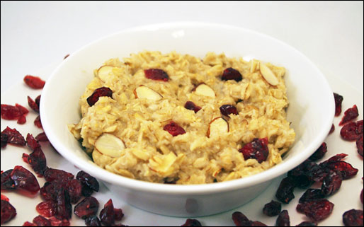 Cranberry Almond Crunch Surprise Oatmeal