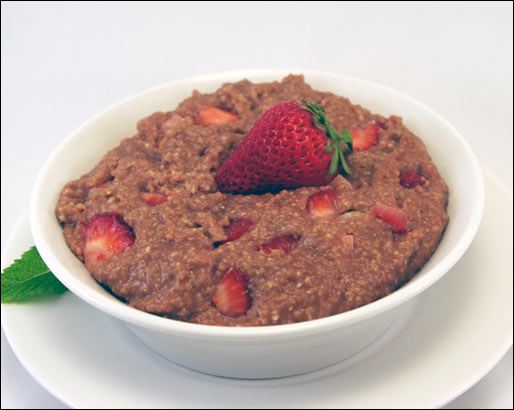 Strawberry Hazelnut Grits