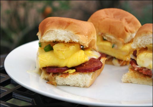 Hawaiian Breakfast Sliders