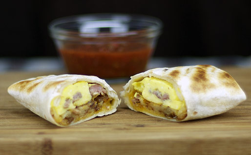 Hash Brown Breakfast Burritos