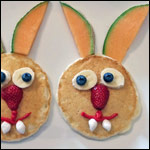 Easter Bunny Pancakes