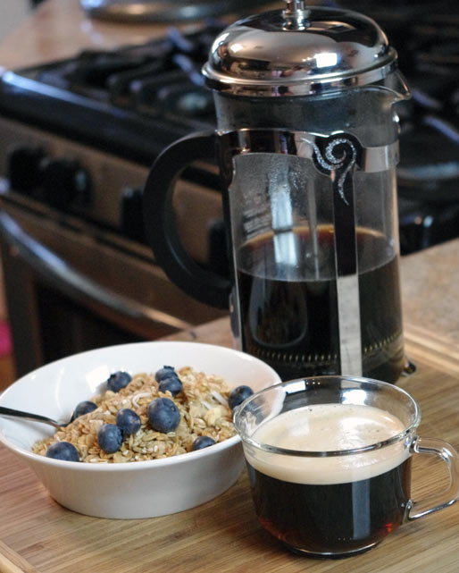 A Cup Of French Press Coffee