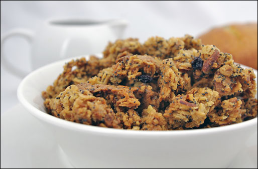 Lemon Poppy Seed Granola Clusters