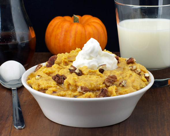 Pumpkin Pie Breakfast Polenta