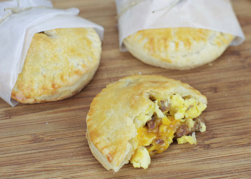 Egg And Sausage Hand Pies