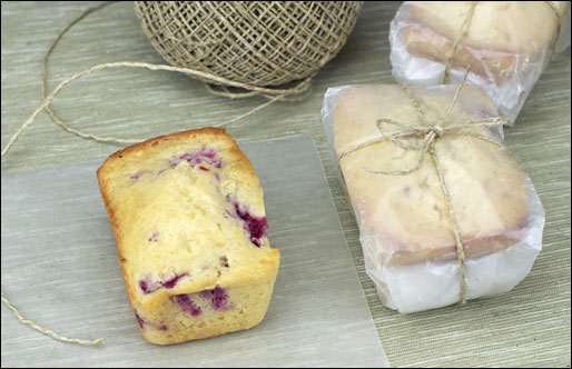 Raspberry Grapefruit Mini Breads