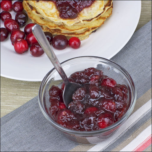 Cranberry Sauce Pancake Topping