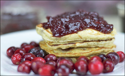 Cranberry Sauce Pancake Topping