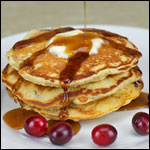 Cranberry Sauce Pancakes