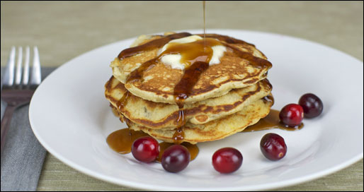 Cranberry Sauce Pancakes