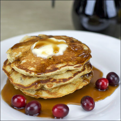 Cranberry Sauce Pancakes