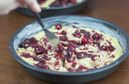 Cranberry Sauce Coffee Cake