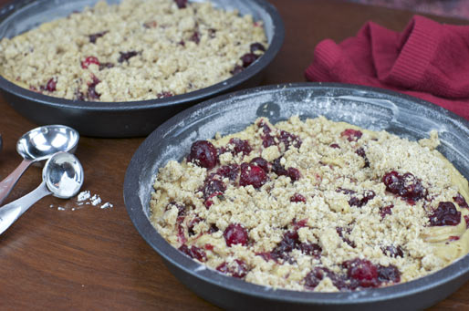 Cranberry Sauce Coffee Cake