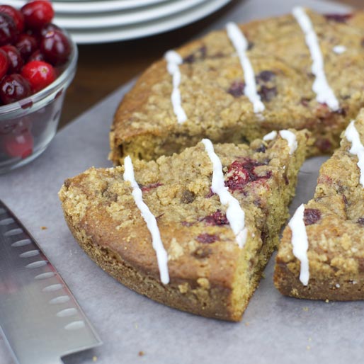 Cranberry Sauce Coffee Cake