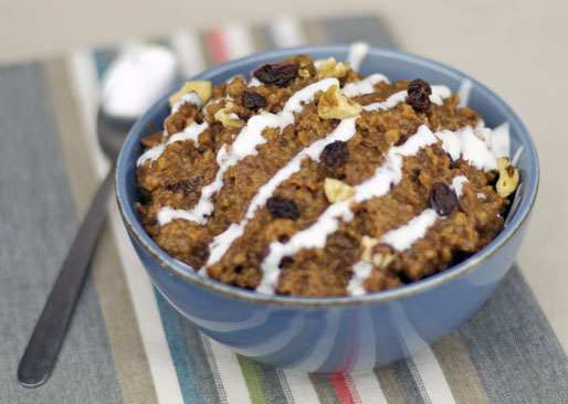 Crockpot Carrot Cake Oatmeal