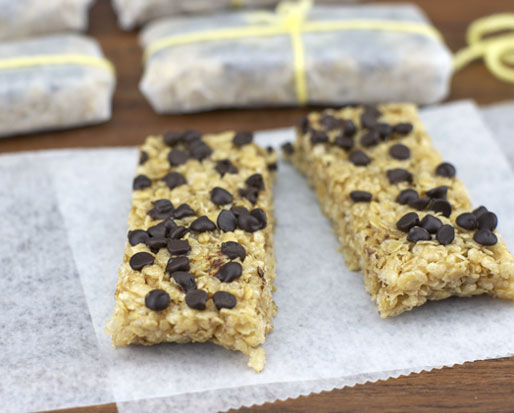 No-Bake Chocolate Chip Breakfast Bars