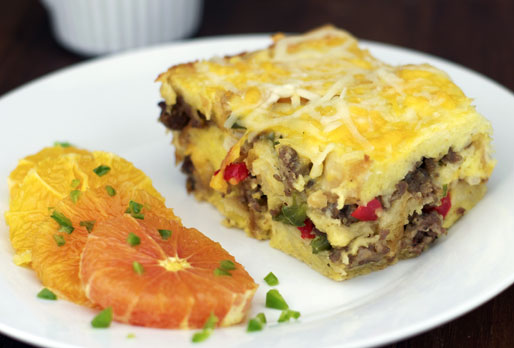 Basic Sausage Breakfast Strata