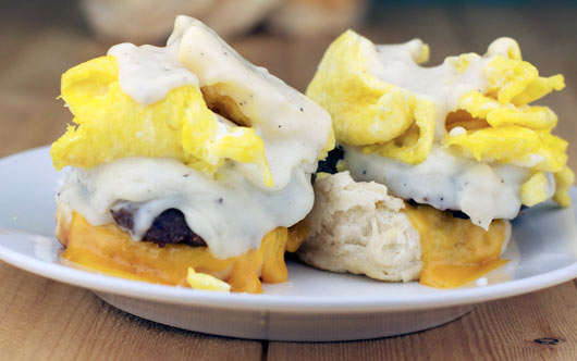 Country Benedict Breakfast